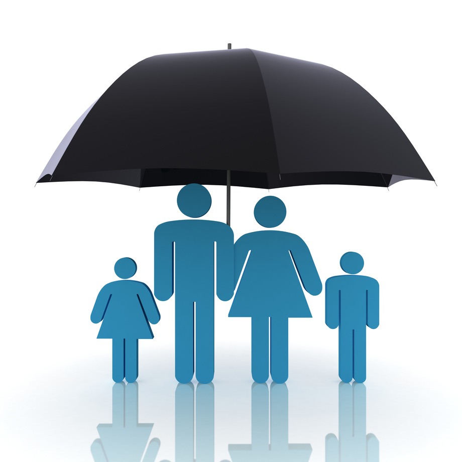 Family life insurance protection umbrella
